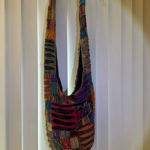 Multicolor Patchwork Shoulder Bag